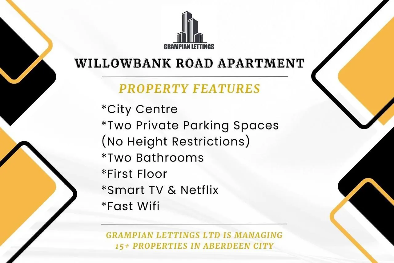 Willowbank Road Apartments - Grampian Lettings Ltd アバディーン イギリス
